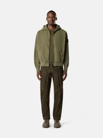 hanorac oversized cu glug i fermoar cu inserii din material rib 2 1 330x440 - Hanorac oversized cu glugă și fermoar, cu inserții din material rib